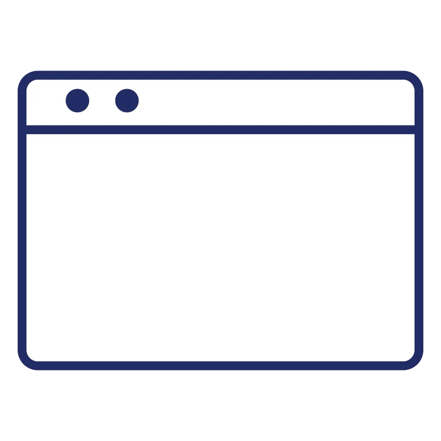 web browser screen